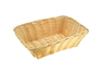 Brotkorb Poly rechteckig beige 23x15x7cm