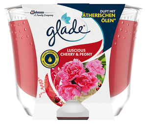 Glade Duftkerze Premium Lucious Cherry & Peony 1 Stück