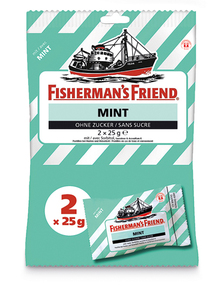 Fisherman's Friend Mint ohne Zucker 2 x 25 g