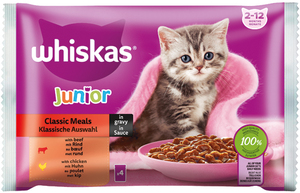 Whiskas Junior Classic Selection in Sauce 4 x 85 g