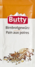 Butty Birnbrotgewürz Nachfüllpackung 20 g