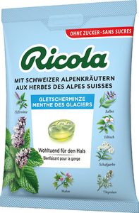 Ricola Bonbons Gletscherminze ohne Zucker 125 g