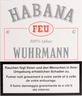 Wuhrmann Habana Feu C Packung à 5 Stück