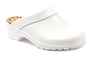 Clog weiss mit hohem Absatz Gr. 36-46