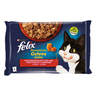 Felix Sensations in Gelée mit Huhn und Rind 4 x 85 g