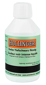 Hollinger Lebensmittelfarbe intensiv schwarz 250 ml