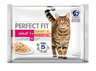 Perfect Fit 1+ Adult mit Rind und Huhn 4 x 85 g