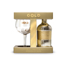 Gin Gold 999.9 GP mit Glas 40% 7 dl