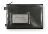 Banktasche 26 x 17.5 x 1.3 cm schwarz, Synthetik