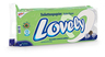 Lovely Toilettenpapier weiss recycling 3-lagig 10 x 150 Blatt